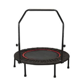 Folding Trampoline with Handle Bar Portable Safe Padded Frame Cover for Children Kids Adult Esg16230