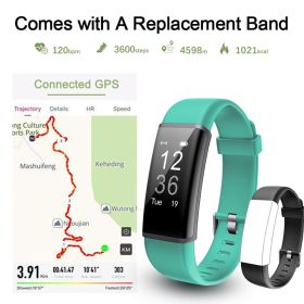 ID130PLUS HR bracelet-green+black; fitness tracker; with blood pressure; heart rate; sleep health mo