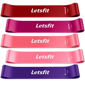 Fitness belt 5P (gradient red + purple)