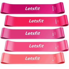 Fitness belt 5P Resistance Bands for Legs and Butt-Resistance Bands for Women Butt and Legs; Workout Bands for Women; Fabric Booty Resistance Bands Se