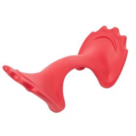 1pc TPO Handheld Neck Massager, Multifunctional Mini Fitness Massager, Manual Trigger Point Massager, Body Scalp Massager Portable For Neck (Color: Red)