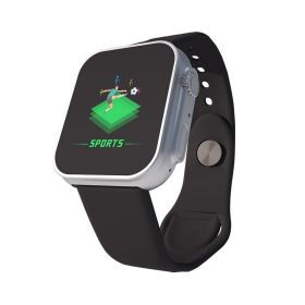 Usb Charging Fitness Tracker Bluetooth 4.0 Heart Rate Monitor Led Digital Sport Smart Watch For Andorid IOS 1.44 Inch Wristband (Ships From: China, Color: 2)