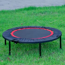 40 Inch Mini Exercise Trampoline for Adults or Kids - Indoor Fitness Rebounder Trampoline with Safety Pad | Max (Color: as Pic)