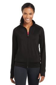 Sport-Tek &reg; Ladies NRG Fitness Jacket LST885 (Color: Black, size: XL)